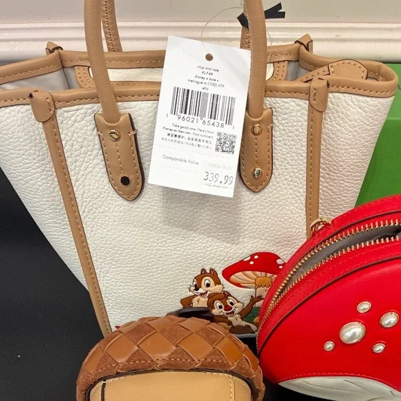 Kate Spade Ella Disney X KSNY Chip N Dale Mini Tote🎀 - Picture 6 of 7